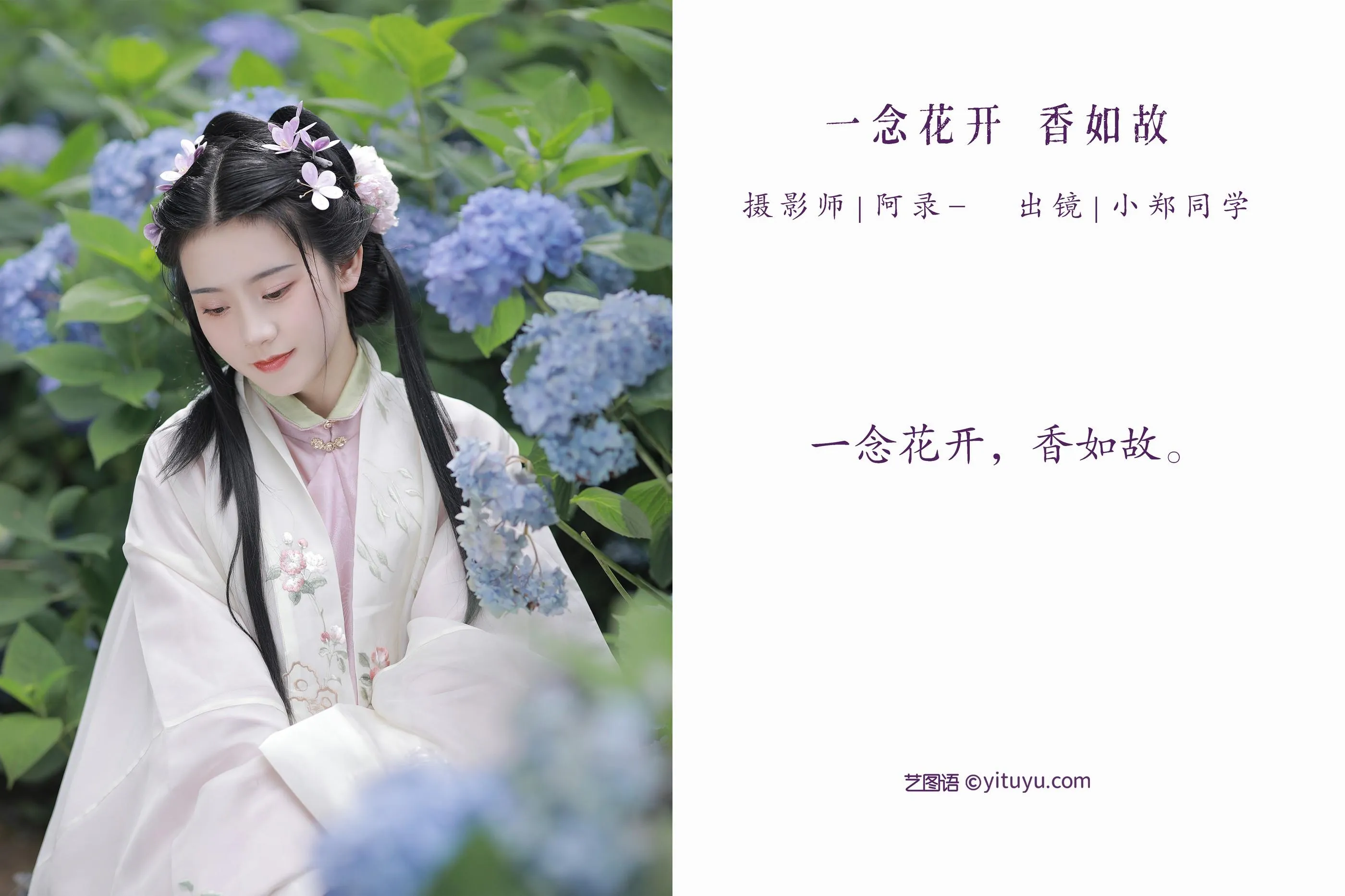 [YITUYU艺图语]2022.07.20 一念花开，香如故 Dear-郑同学 [38P]插图1